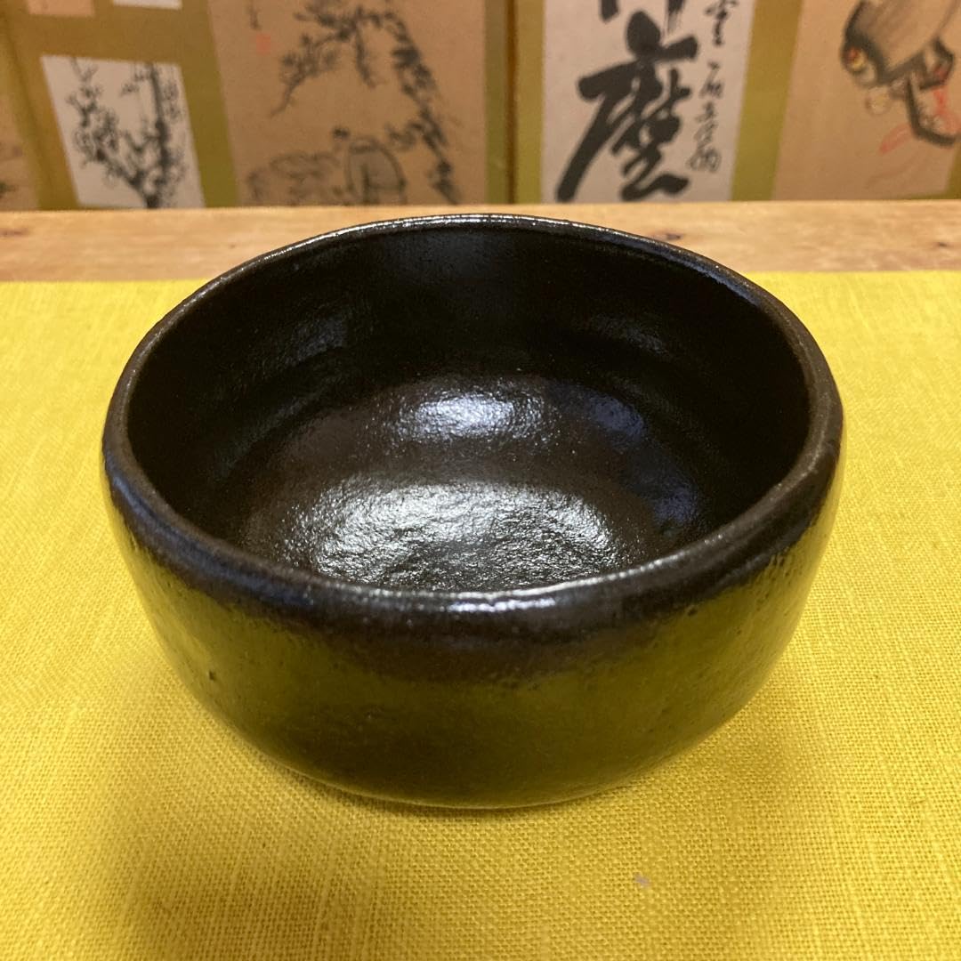 Amazon | 茶道具 楽焼 利休茶碗 抹茶茶碗 骨董品 美術品 | ノー